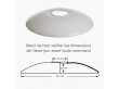 Pièces détachées pour lampe de table Louis Poulsen modèle PH 4 1⁄2-3 1⁄2 Verre