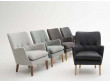 Fauteuil scandinave model AV 53 revêtement tissu. Nouvelle édition (+ 60 coloris)