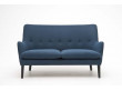 Mid-Century Modern scandinavian 2 seats sofa by Arne Vodder AV 53 new release.