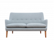 Mid-Century Modern scandinavian 2 seats sofa by Arne Vodder AV 53 new release.