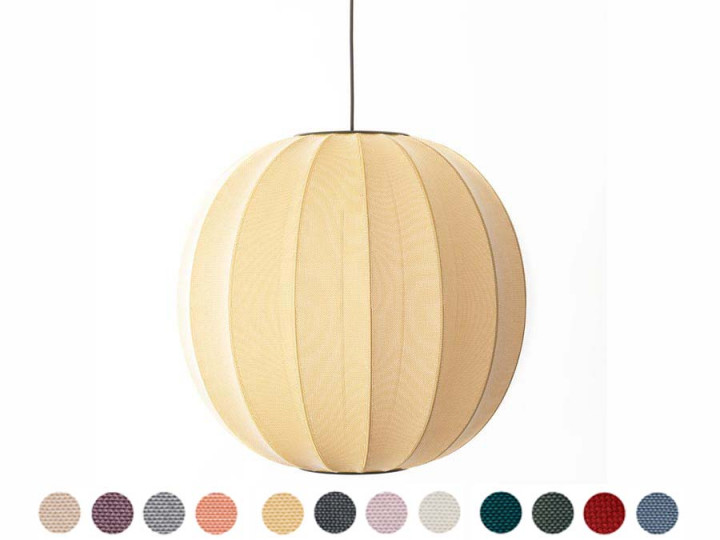 Suspension scandinave modèle Knit-Wit. Ø 60 cm. 12 coloris