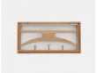 Mid-Century modern scandinavian wall hanger