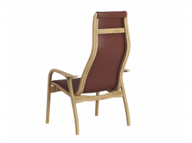 Lamino easy chair, with fabric or leather. New edition