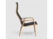 Lamino easy chair, with fabric or leather. New edition