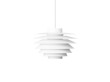 Mid-Century modern scandinavian White Verona pendant lamp. New edition