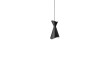 Mid-Century modern scandinavian Black Ninotchka pendant lamp. New edition