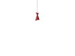 Mid-Century modern scandinavian Red Ninotchka pendant lamp. New edition