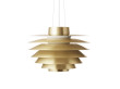 Mid-Century modern scandinavian Brass Verona pendant lamp. New edition