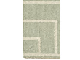 Tapis scandinave modèle VK1 olive / white