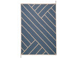 Mid-modern scandinavian rug model VK2 blue / white