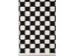 Mid-modern scandinavian rug model VK5 white / black