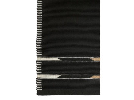 Mid-modern scandinavian rug model VK9 black