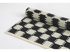 Tapis de couloir scandinave modèle VK5 black / white