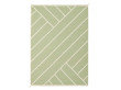 Mid-modern scandinavian rug model VK2 olive / white