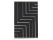 Mid-modern scandinavian rug model VK1 black / white