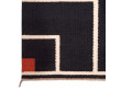 Mid-modern scandinavian rug model VK1 black / white