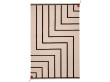 Mid-modern scandinavian rug model  VK1 white / black