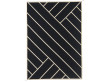 Mid-modern scandinavian rug model VK2 black / white