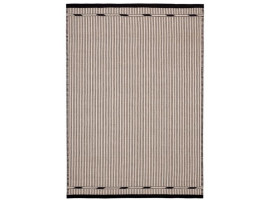 Mid-modern scandinavian rug model VK3 white / black