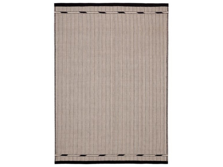 Tapis scandinave modèle VK3 white / black