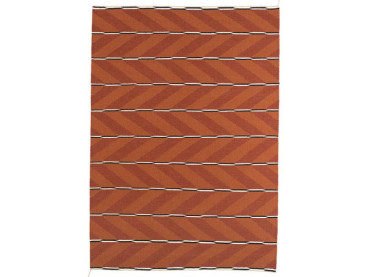 Mid-modern scandinavian rug model VK6 orange