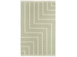 Mid-modern scandinavian rug model VK1 olive / white