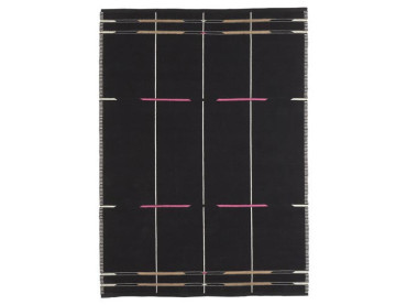 Mid-modern scandinavian rug model VK9 black