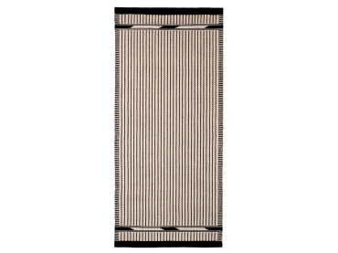 Tapis de couloir scandinave modèle VK3 white / black