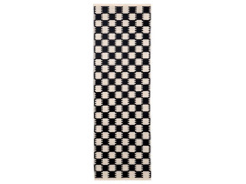 Tapis de couloir scandinave modèle VK5 black / white