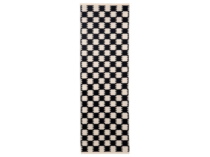 Tapis de couloir scandinave modèle VK5 black / white