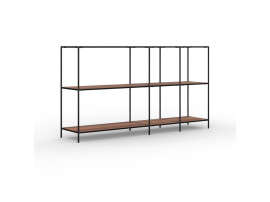 Mid century modern Original Shelf Low walnut