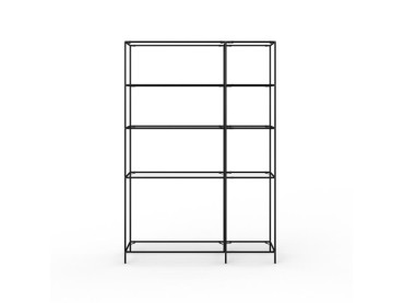 Bibliothèque scandinave Original Shelf 1+1 en verre