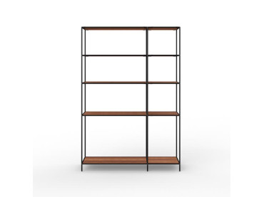 Bibliothèque scandinave Original Shelf 1+1 noyer