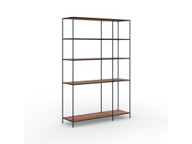 Bibliothèque scandinave Original Shelf 1+1 noyer