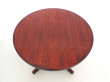 Mid-Century  modern scandinavian cirular dining table in Rio rosewood by Kofod Larsen