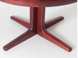 Mid-Century  modern scandinavian cirular dining table in Rio rosewood by Kofod Larsen