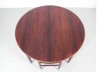 Mid-Century Modern scandinavian dining set in Rio rosewood by Hans Olsen with 4 chairs