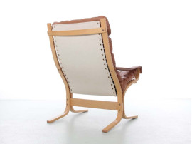 Fauteuil scandinave modèle Siesta, dossier haut