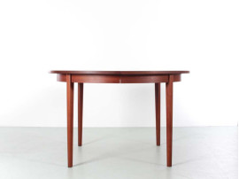 Mid-Century  modern scandinavian dining table in teak 