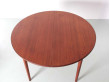 Mid-Century  modern scandinavian dining table in teak 