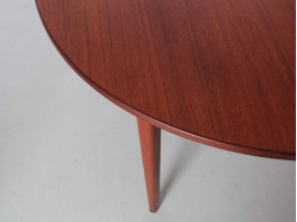 Mid-Century  modern scandinavian dining table in teak 