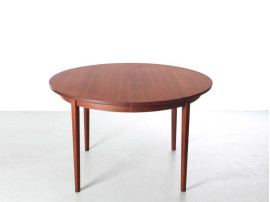 Mid-Century  modern scandinavian dining table in teak 