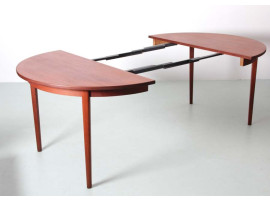 Mid-Century  modern scandinavian dining table in teak 