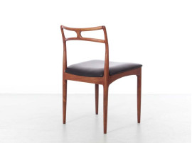 Mid-Century Modern Danish  set  of 6 dining chairs in Rio rosewood  by Johannes Andersen