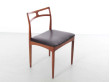 Mid-Century Modern Danish  set  of 6 dining chairs in Rio rosewood  by Johannes Andersen