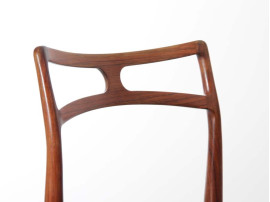 Mid-Century Modern Danish  set  of 6 dining chairs in Rio rosewood  by Johannes Andersen