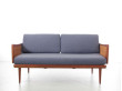 Mid-Century modern scandinavian sofa 2 seats FD451 by Peter Hvidty & Orla Mølgaard Nielsen