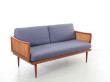 Mid-Century modern scandinavian sofa 2 seats FD451 by Peter Hvidty & Orla Mølgaard Nielsen