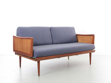 Mid-Century modern scandinavian sofa 2 seats FD451 by Peter Hvidty & Orla Mølgaard Nielsen