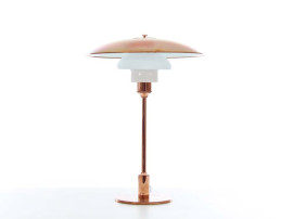 Mid century modern scandinavian PH 3½-2½ copper table lamp, Limited Edition